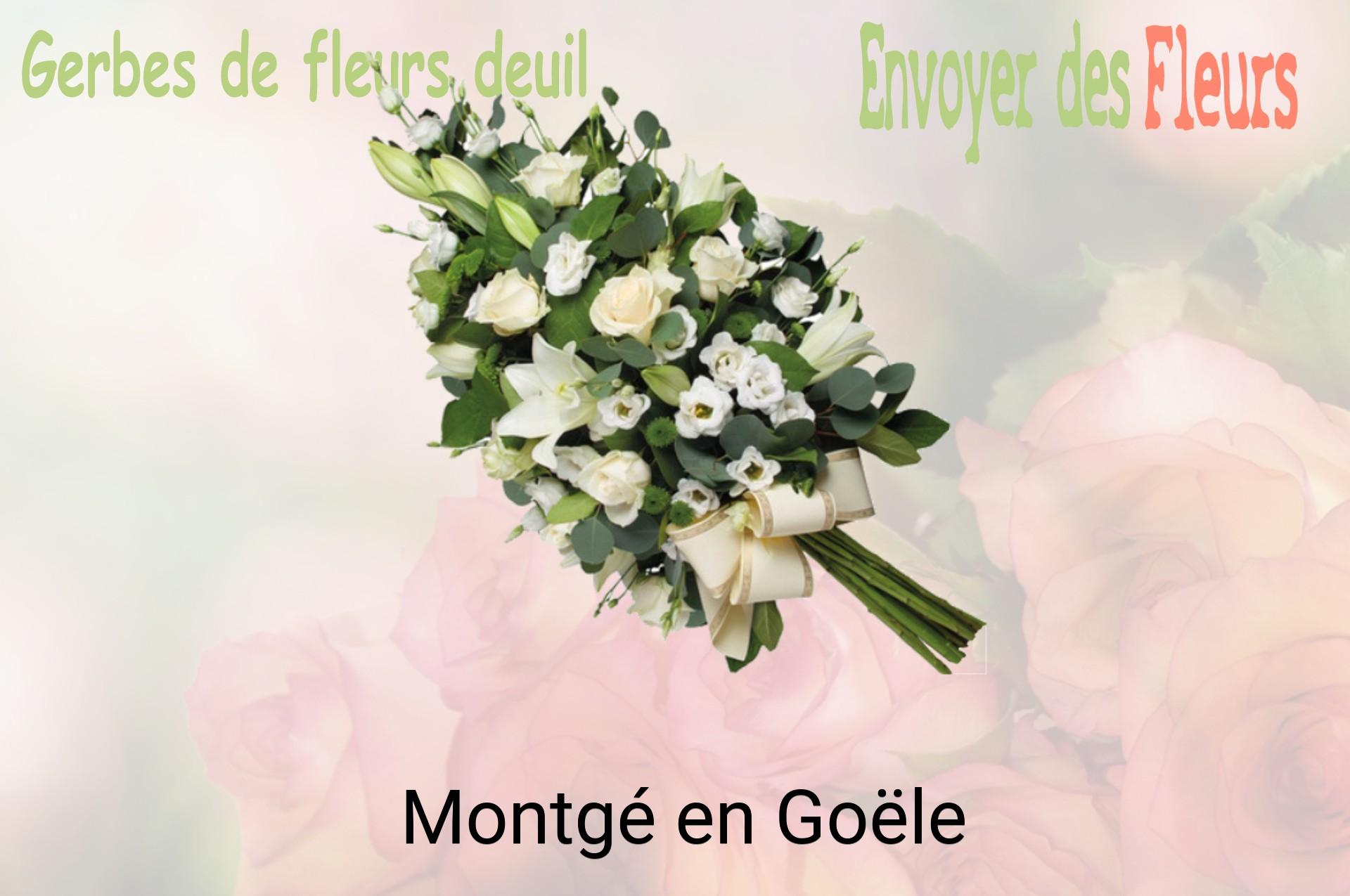 Gerbe de fleurs de deuil livrée à Montgé-en-Goële